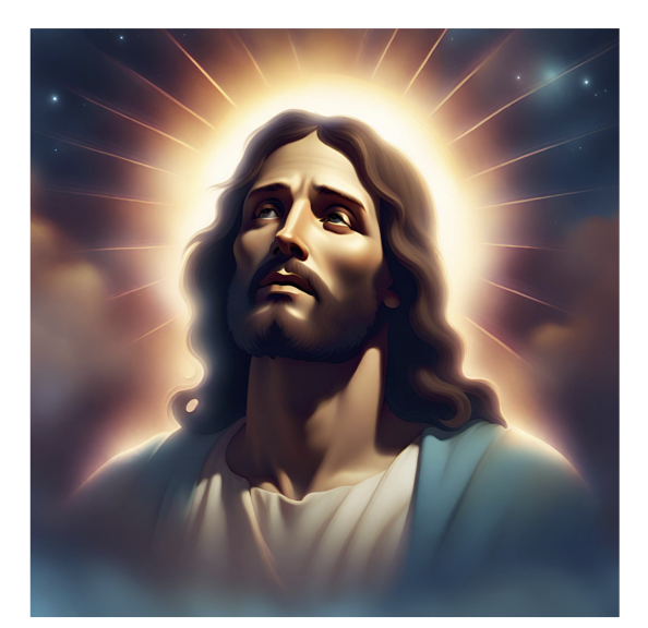 AI generated image of Christ
